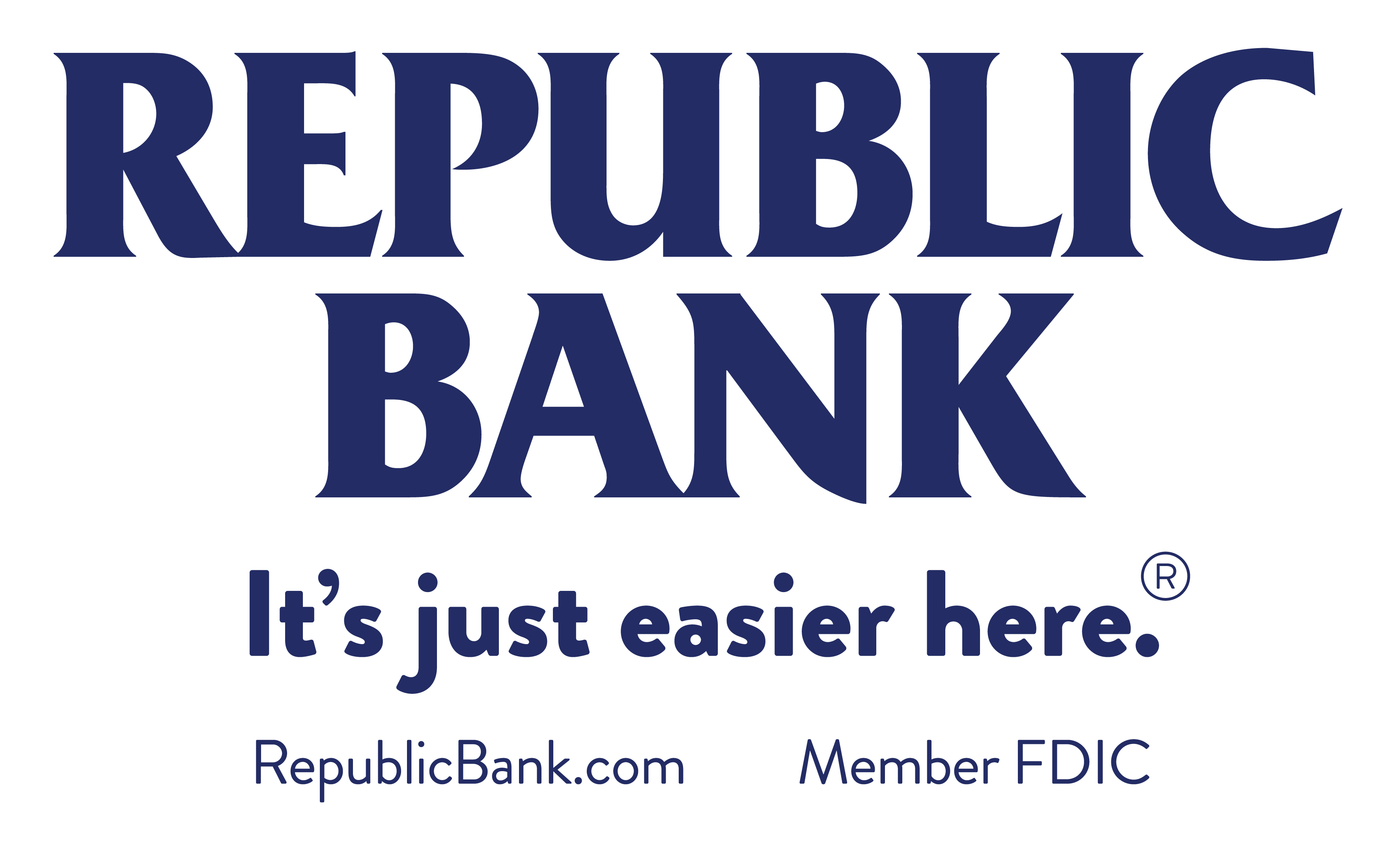 Just bank. Republic Bank and Trust Company logo. Republic Bank and Trust logo.