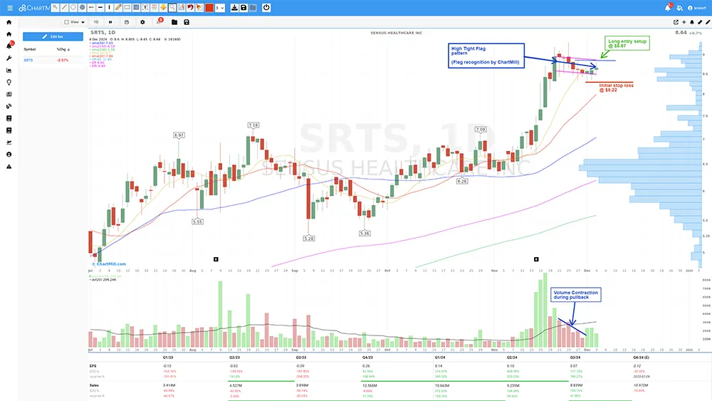 SRTS ChartMill Flag